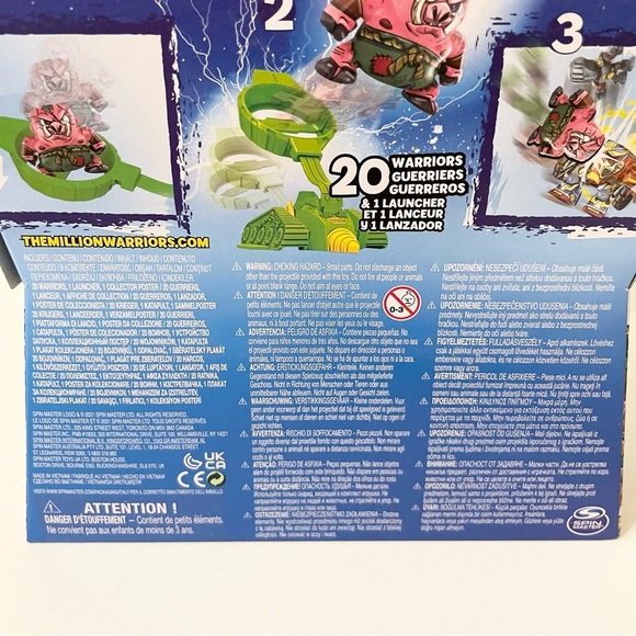 Million Warriors 20 Pack with Launcher and 2x 10 Packs - Picture 6 of 15